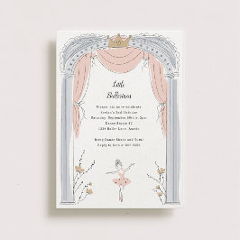 Center Stage Kids Birthday Party Kaart