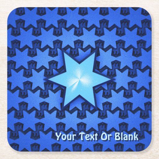 Center Star Kartonnen Onderzetters (Voorkant)