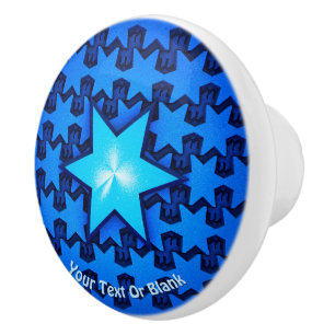 Center Star Keramische Knop