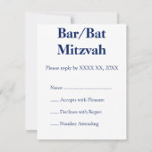 Center Star RSVP Kaartje (Achterkant)