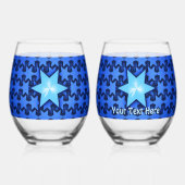 Center Star Wijnglas Zonder Voet (Voorkant)