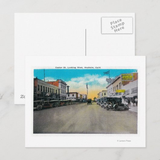 Center Street Watch WestAnaheim, CA Briefkaart (Voorkant / Achterkant)