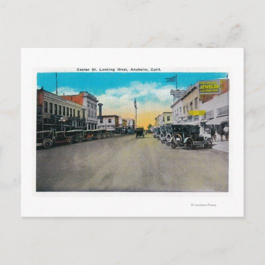 Center Street Watch WestAnaheim, CA Briefkaart (Voorkant)