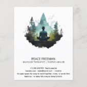 Center Within | Bosmeditatie Flyer (Achterkant)