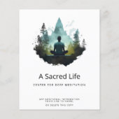 Center Within | Bosmeditatie Flyer (Achterkant)