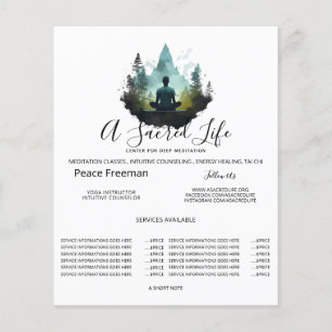 Center Within   Bosmeditatie Flyer