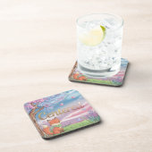 Centered Comic Style Onderzetter Set (Rechterzijde)