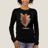 Centered Grace Feathered Balance Quiet Poise Still Tri-Blend Shirt (Voorkant)