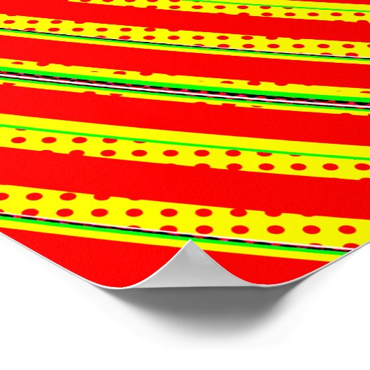 Centered Rainbow Spirals Poster (Hoek)