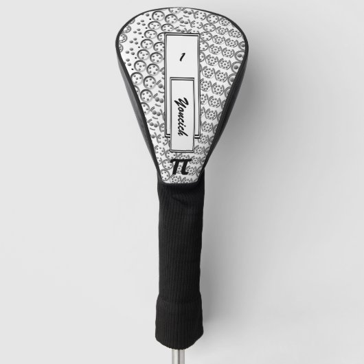 Centesimal 10 Digit Pi door Kenneth Yoncich Golfheadcover (Voorkant)