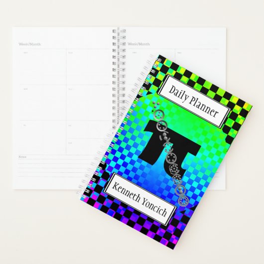Centesimal 10 Digit Pi door Kenneth Yoncich Planner (Display)