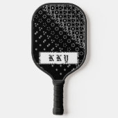 Centesimal 12-cijferige Fibonacci-sequentie van K  Pickleball Paddle (Achterkant)