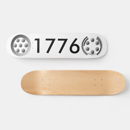 Centesimal 1776, ingediend door Kenneth Yoncich Skateboard (Horizontaal)