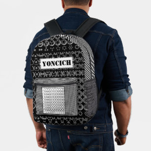 Centesimal Number Chart Ls door Kenneth Yoncich Bedrukte Rugzak