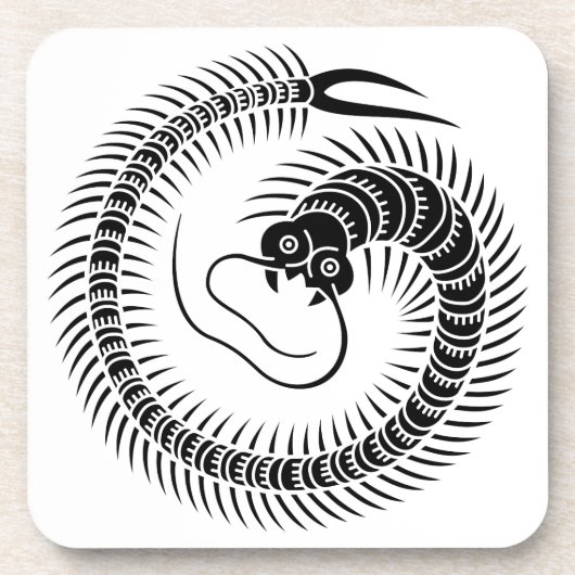 Centipede cirkel bier onderzetter (Voorkant)