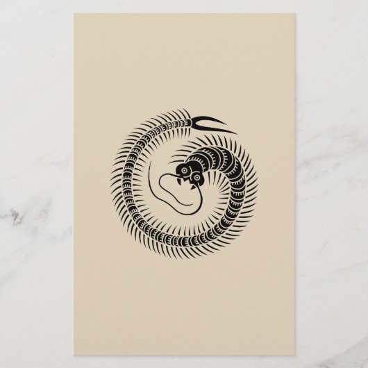 Centipede cirkel briefpapier (Voorkant)