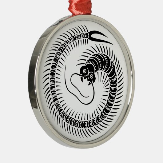 Centipede cirkel metalen ornament (Rechts)