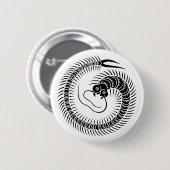 Centipede cirkel ronde button 5,7 cm (Voorkant /achterkant)