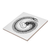 Centipede cirkel tegeltje (Zijkant)