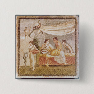 Centocelle Mosaic Vierkante Button 5,1 Cm