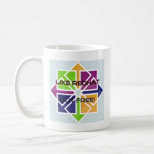 CentOS - als RedHat, maar GRATIS! Koffiemok (Links)