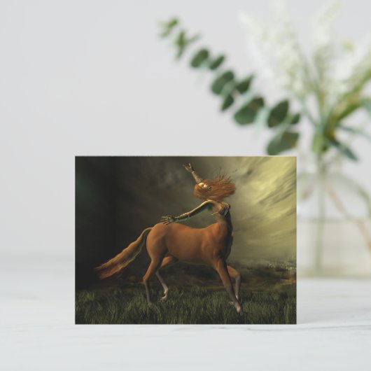 Centra in het Storm Briefkaart (Staand voorkant)