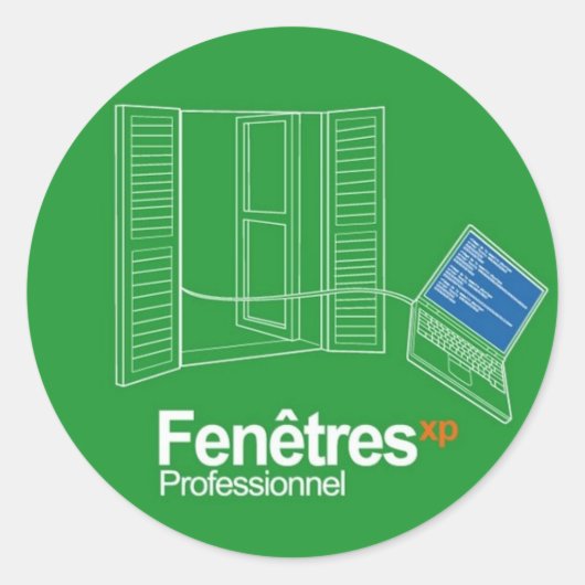 Centra Ronde Sticker (Voorkant)