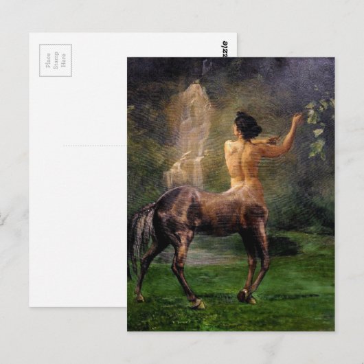 Centra (vrouw centaur) ~ briefkaart (Voorkant / Achterkant)