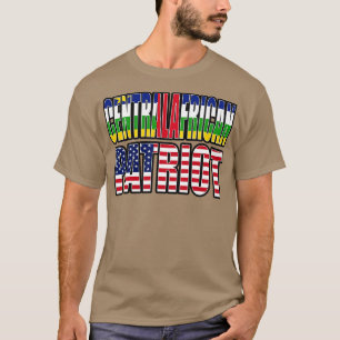 Centraal-Afrikaans-Amerikaanse patriotprijs voor h T-shirt