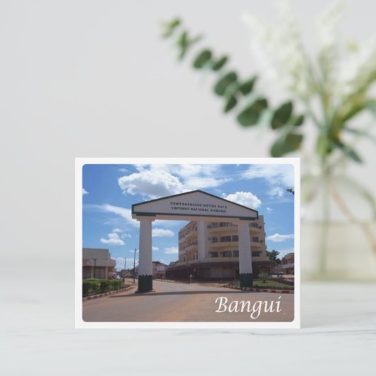 Centraal-Afrikaanse Republiek - Bangui - Briefkaart (Staand voorkant)