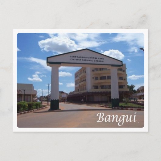 Centraal-Afrikaanse Republiek - Bangui - Briefkaart (Voorkant)
