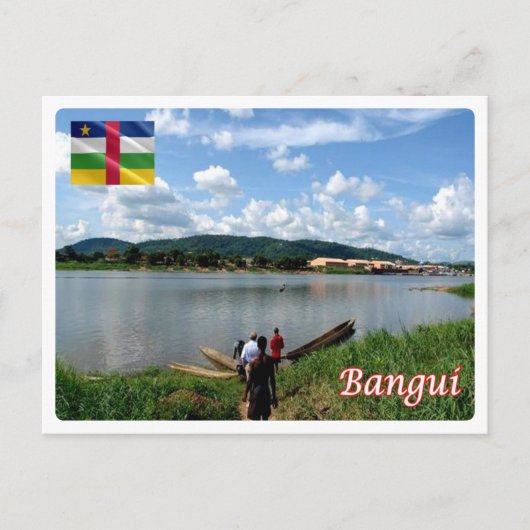 Centraal-Afrikaanse Republiek - Bangui - rivier de Briefkaart (Voorkant)