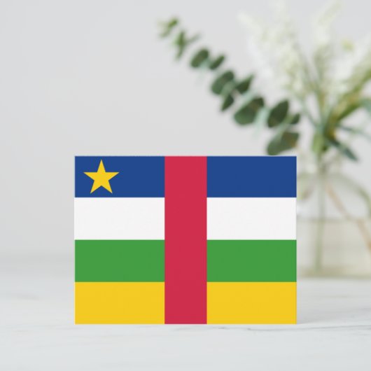 centraal - afrikaanse republiek briefkaart (Staand voorkant)
