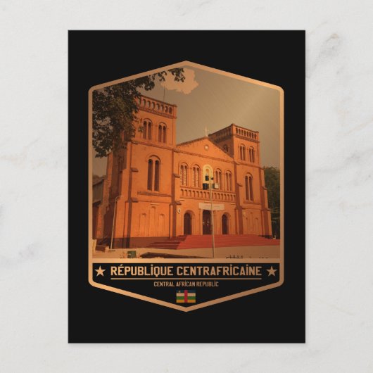 Centraal-Afrikaanse Republiek Briefkaart (Voorkant)
