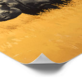 Centraal-Afrikaanse Republiek Illustratie Reiskuns Poster (Hoek)