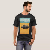 Centraal-Afrikaanse Republiek Illustratie Reiskuns T-shirt (Voorkant volledig)