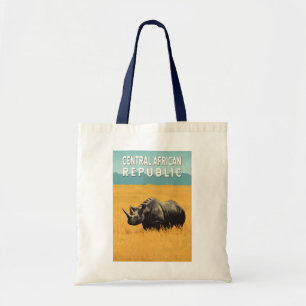 Centraal-Afrikaanse Republiek Illustratie Reiskuns Tote Bag