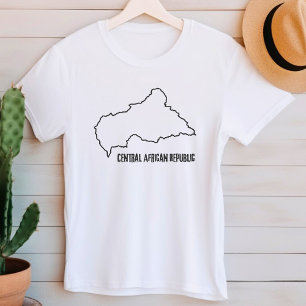 Centraal-Afrikaanse Republiek Landkaart Outline Li T-shirt