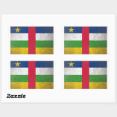 Centraal-Afrikaanse Republiek Rechthoekige Sticker (Vel)