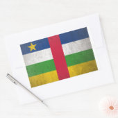Centraal-Afrikaanse Republiek Rechthoekige Sticker (Envelop)