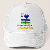 Centraal-Afrikaanse Republiek Trucker Pet (Voorkant)