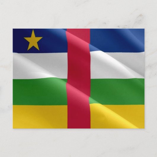Centraal-Afrikaanse Republiek - Vlag - Briefkaart (Voorkant)