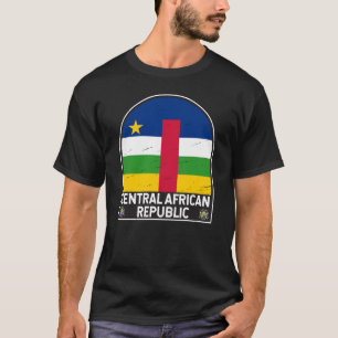 Centraal-Afrikaanse Republiek Vlag embleem noodlij T-shirt