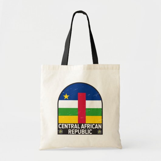 Centraal-Afrikaanse Republiek Vlag embleem noodlij Tote Bag (Voorkant)