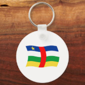 Centraal-Afrikaanse Republiek Vlag Sleutelhanger (Voorkant)