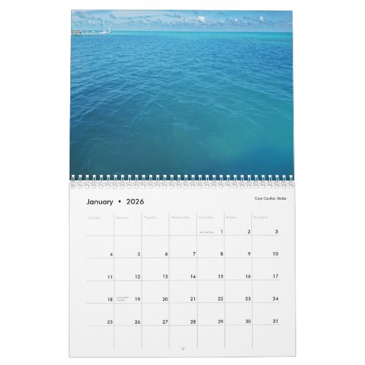 Centraal-Amerikaanse agenda Kalender (Jan 2026)