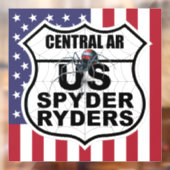 Centraal Arkansas Hoofdstuk - Decal Vlag & Logo (Vel 2)