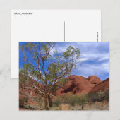 Centraal-Australië Briefkaart (Voorkant / Achterkant)