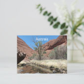 Centraal-Australië Briefkaart (Staand voorkant)