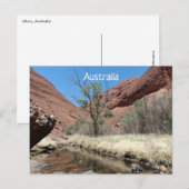 Centraal-Australië Briefkaart (Voorkant / Achterkant)